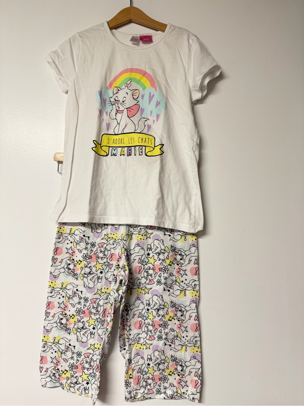 Lc. Waikiki Disney's The Aristocats Marie Cat Pajama Set Size 9-10 years
